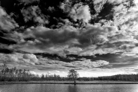 Clouds water atmospheric photo