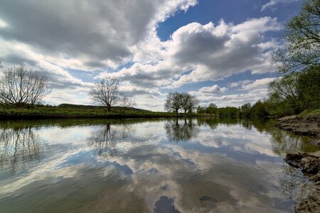 Romantic sky water photo