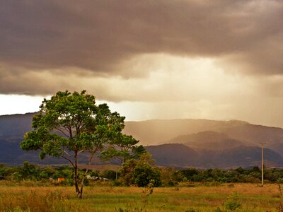 Mountains landscape colombia photo