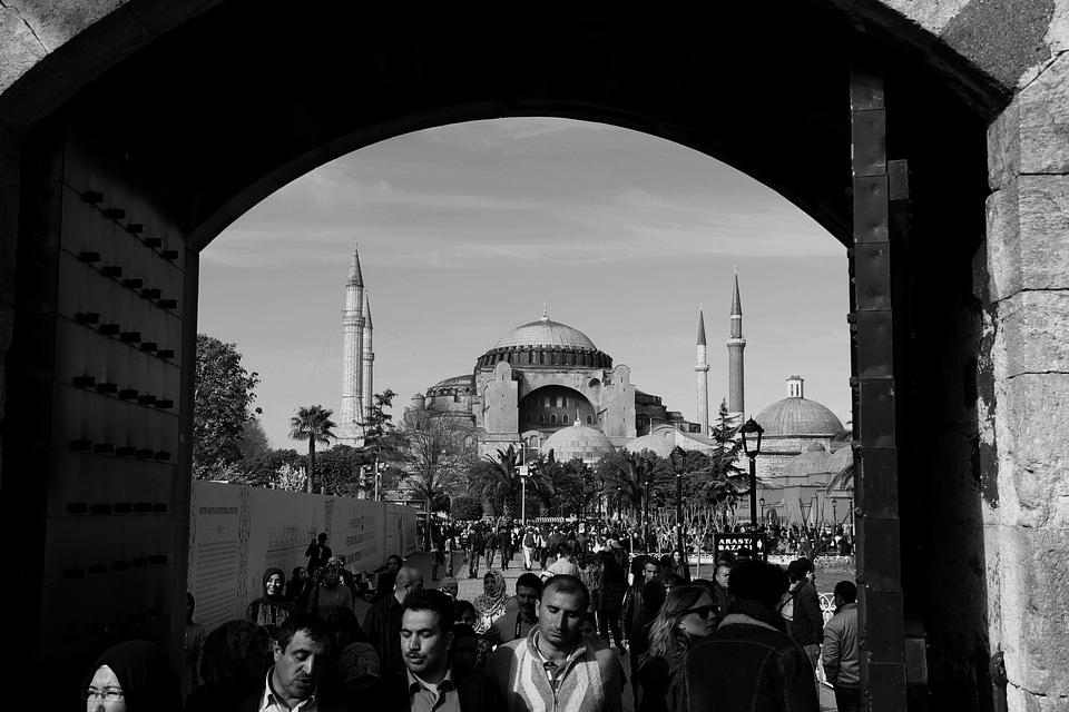 Hagia sophia the door then istanbul