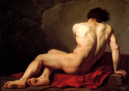 Academy patroclus jacques-louis david