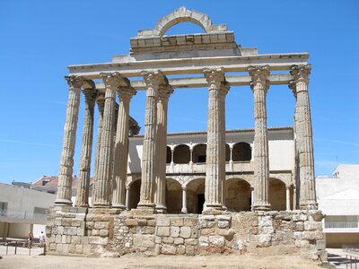 Roman theatre temple emeritus photo