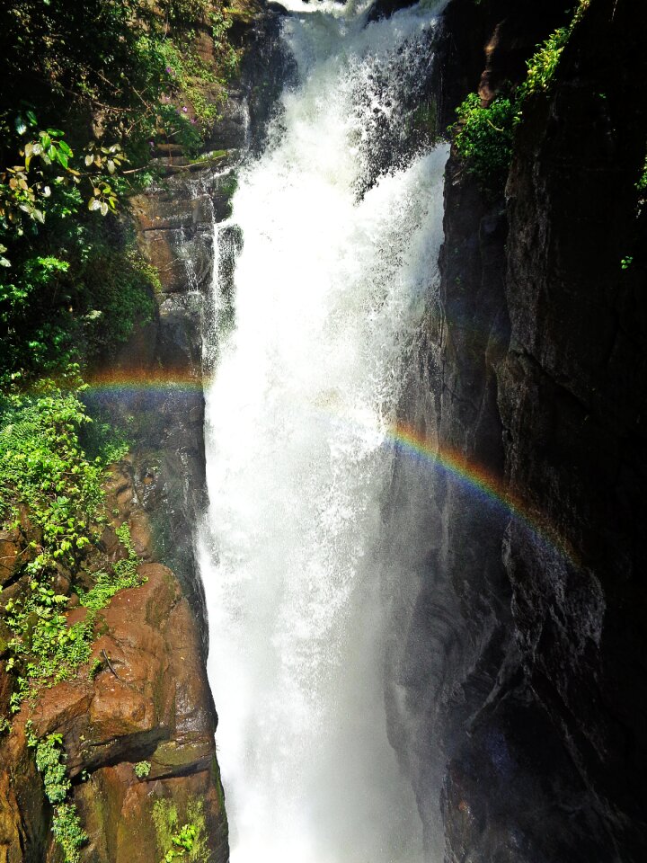 Waterfall river screen photo