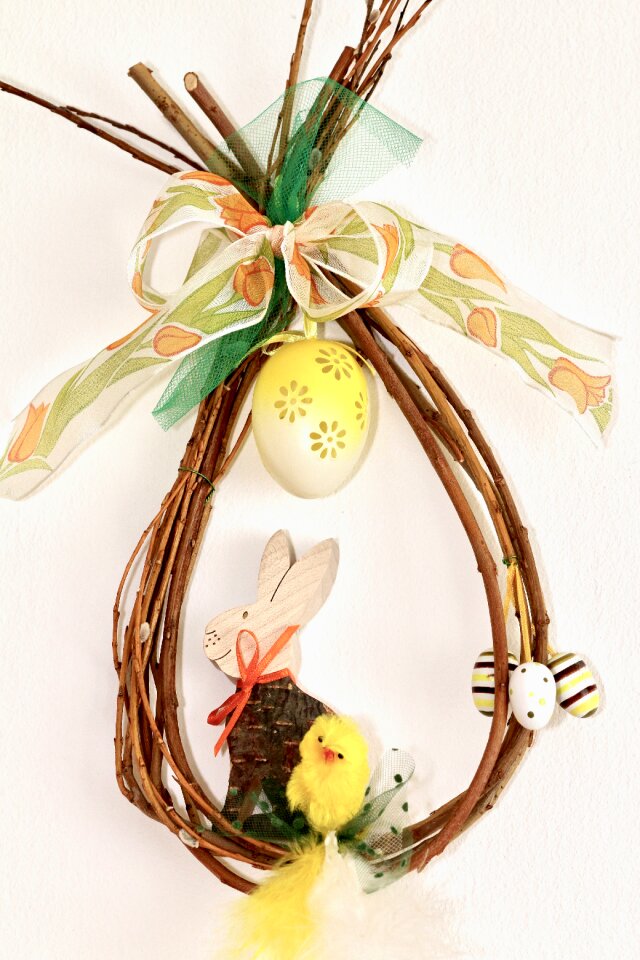 Willow bow easter bunny chicks
