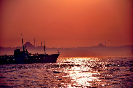 Natural turkey beach sunset