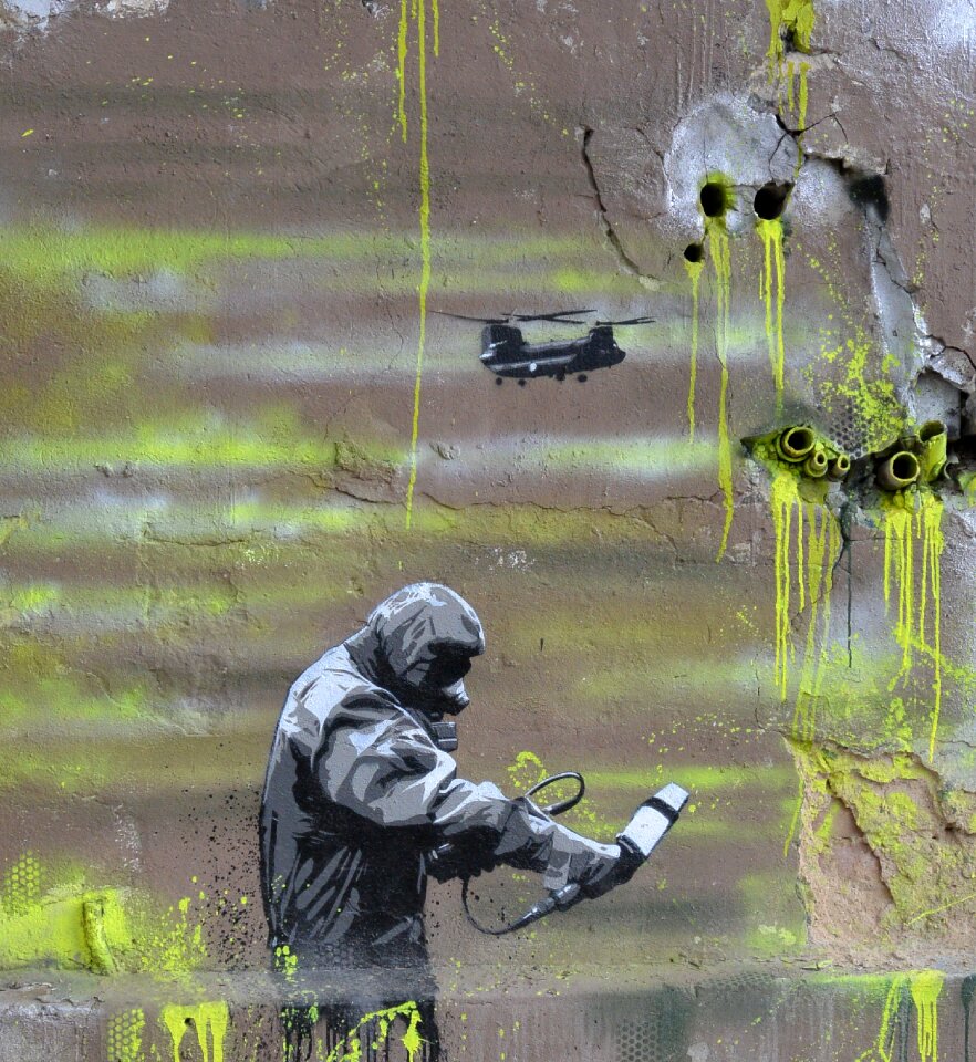 Wall painting urban art art