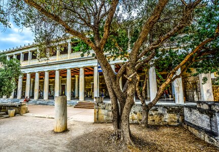 Museum columns architecture