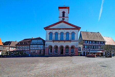 Town hall historic center fachwerkhaus photo