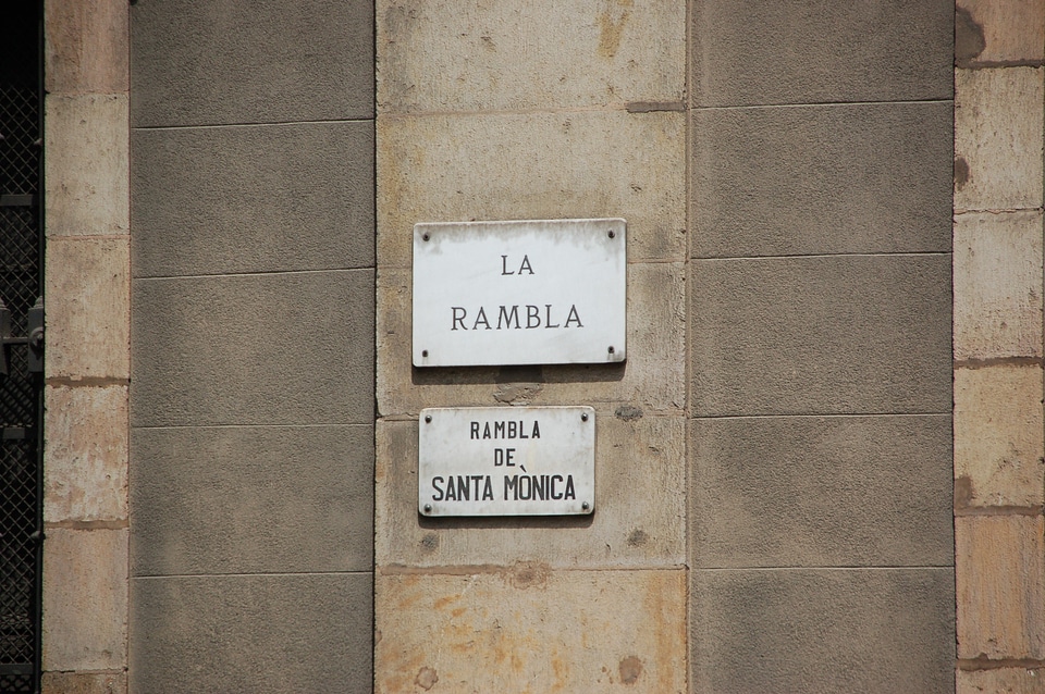 Spain barcelona la rambla