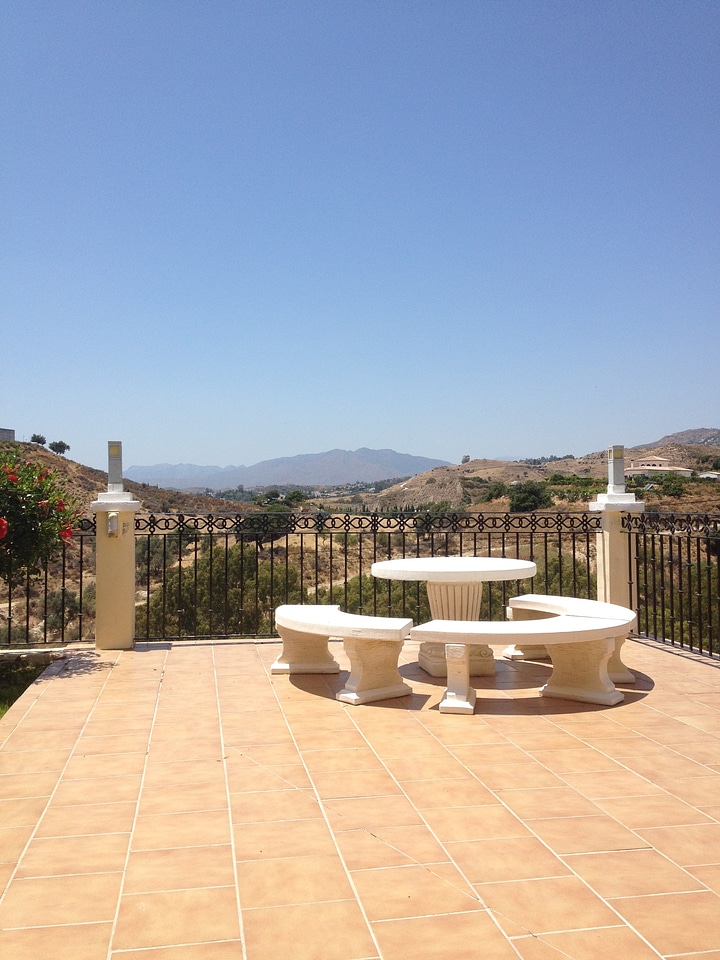 Terrace patio mediterranean