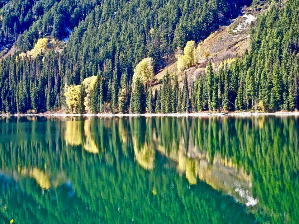 Peaceful shore scenic