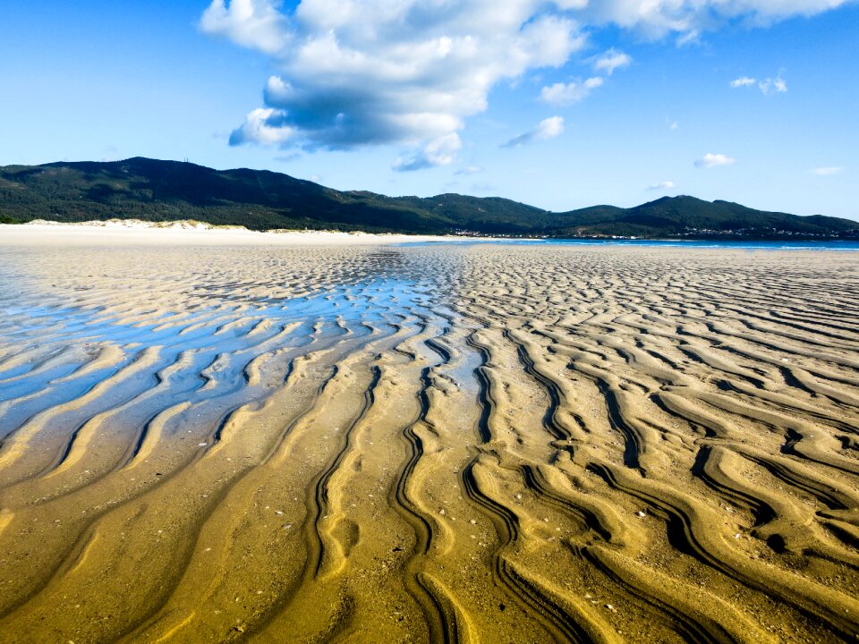 Spain beach ebb