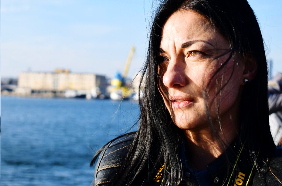 Sea beautiful portrait