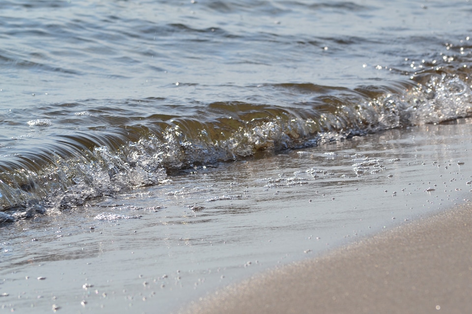 Wave beach sea