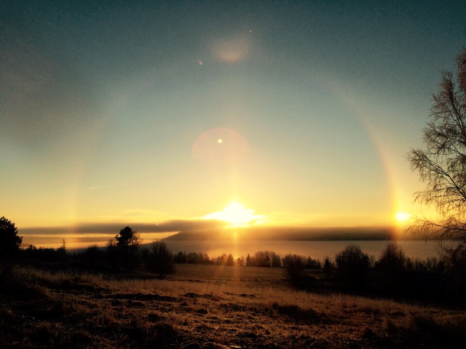 Ridge jämtland sunset