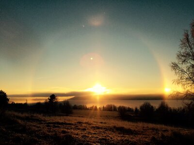 Ridge jämtland sunset