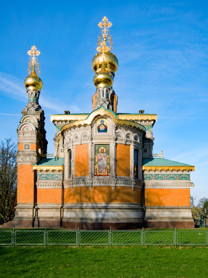Mathildenhöhe russian chapel chapel