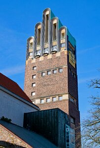 Mathildenhöhe art nouveau five finger tower