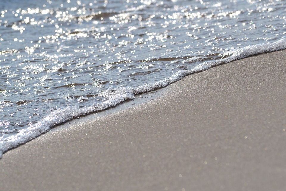 Wave beach sea