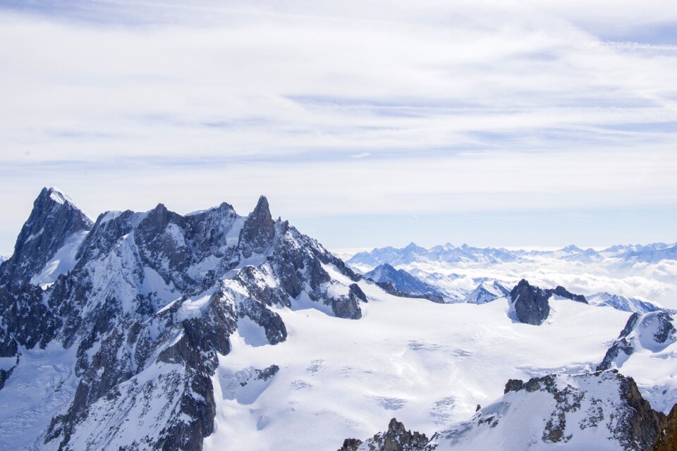 Nature snow landscape