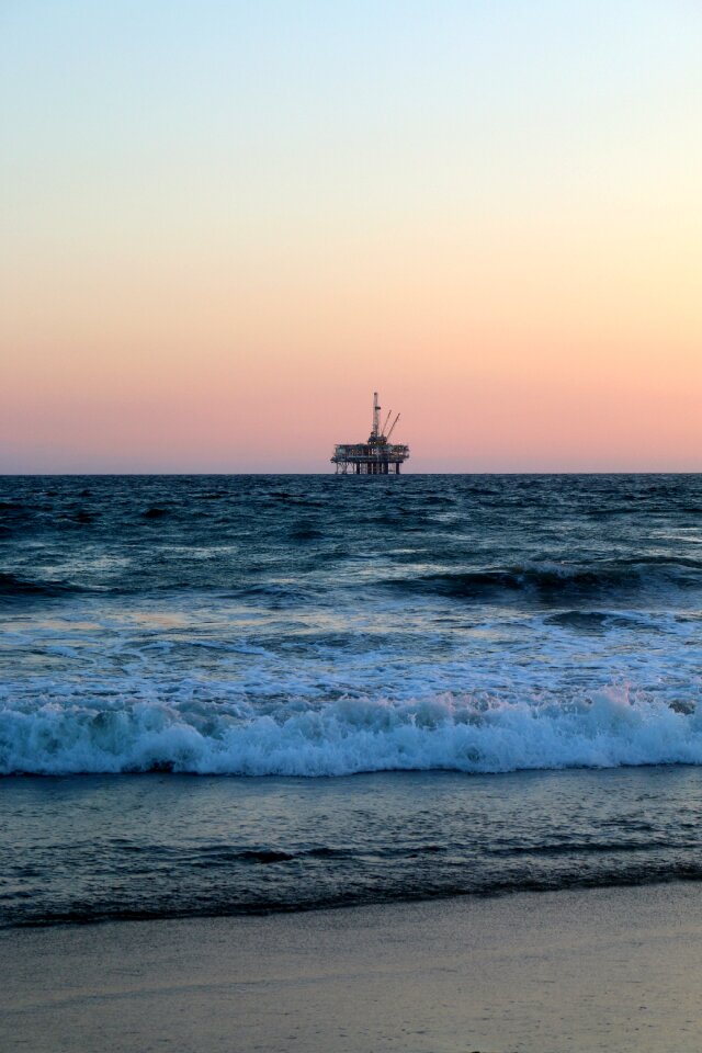 Oil rig gas industry
