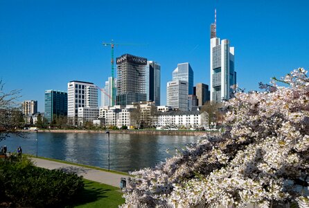Germany main banks skyscraper