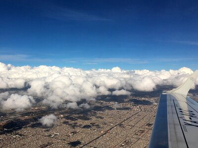 Sky city plane photo