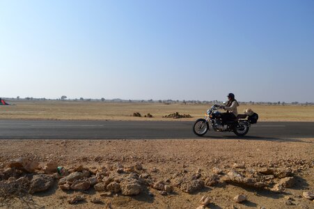 Freedom motorbike jaisalmer photo