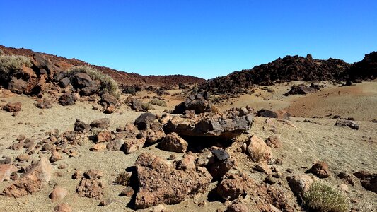 Canary islands the national park landscapes photo