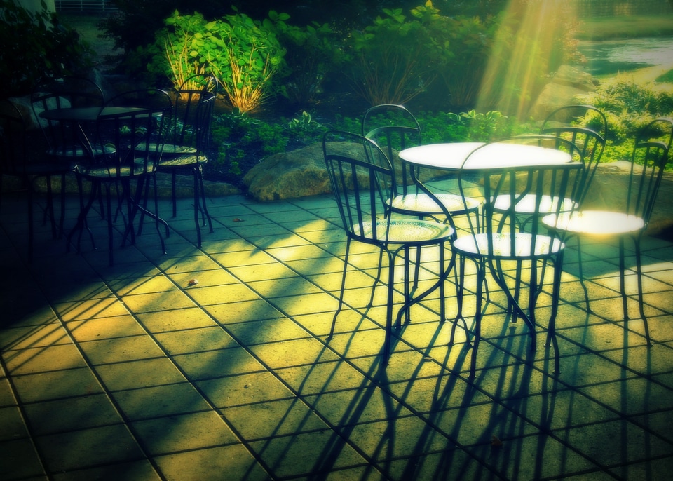 Outside table outdoor