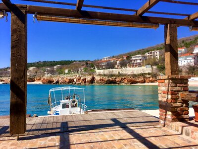 Port boat coast