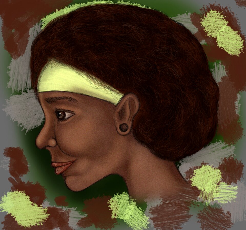 Art african art girl black