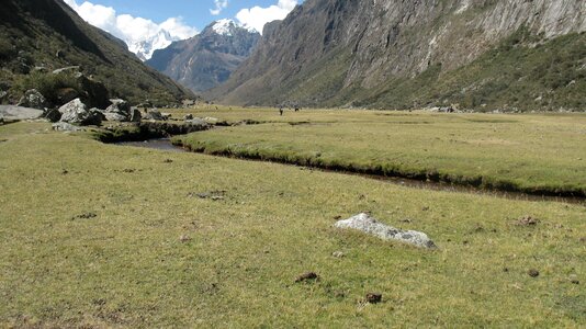 Peru valley grassland photo
