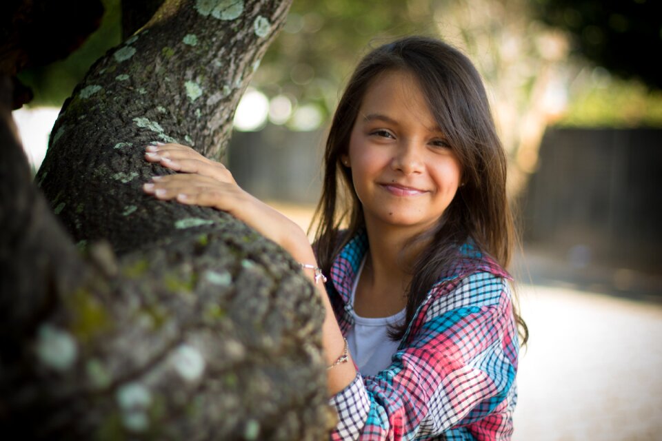 Park smiling natural