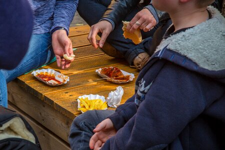 Frits junk food ketchup