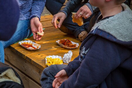 Frits junk food ketchup photo