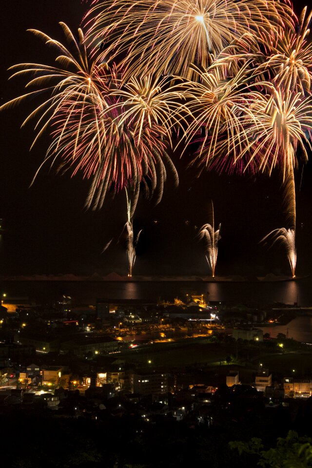 Fireworks night sky night