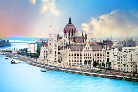 Hungary capital building photo