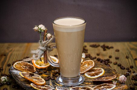 Coffee milk coffee to serve with the citrus
