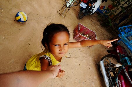Kid child volunteer