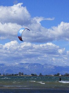 Wind sea ebro delta