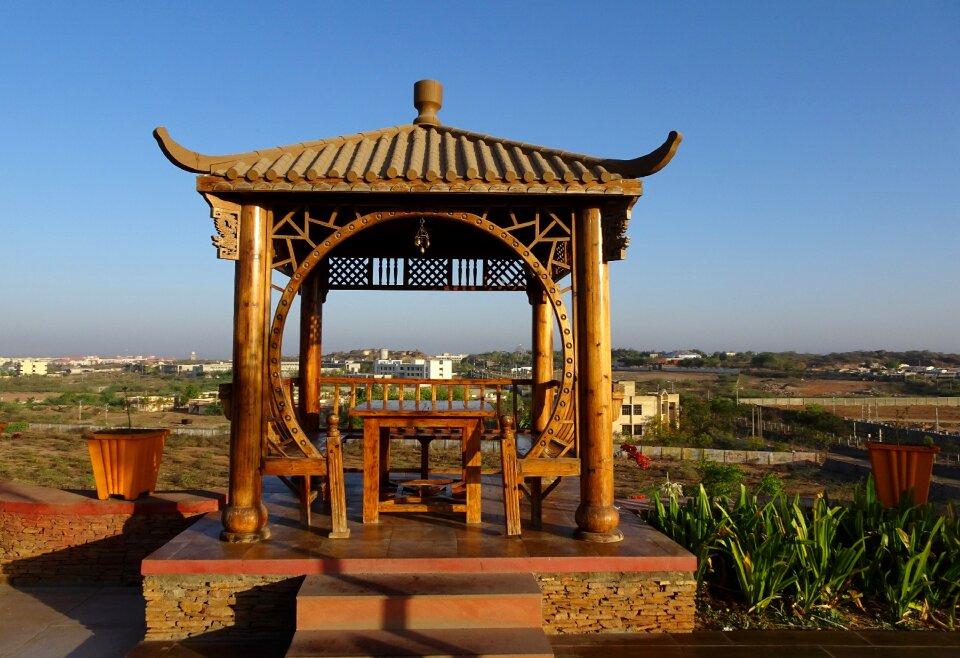 Pavilion wooden kutch