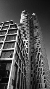 Skyscrapers glass facades facade