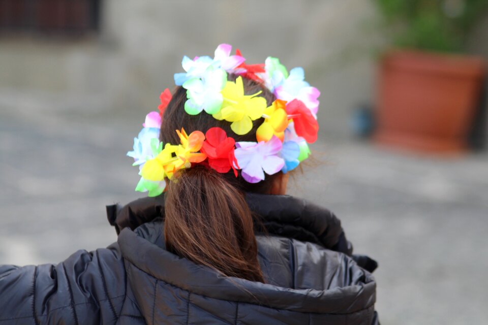 Summer person hair
