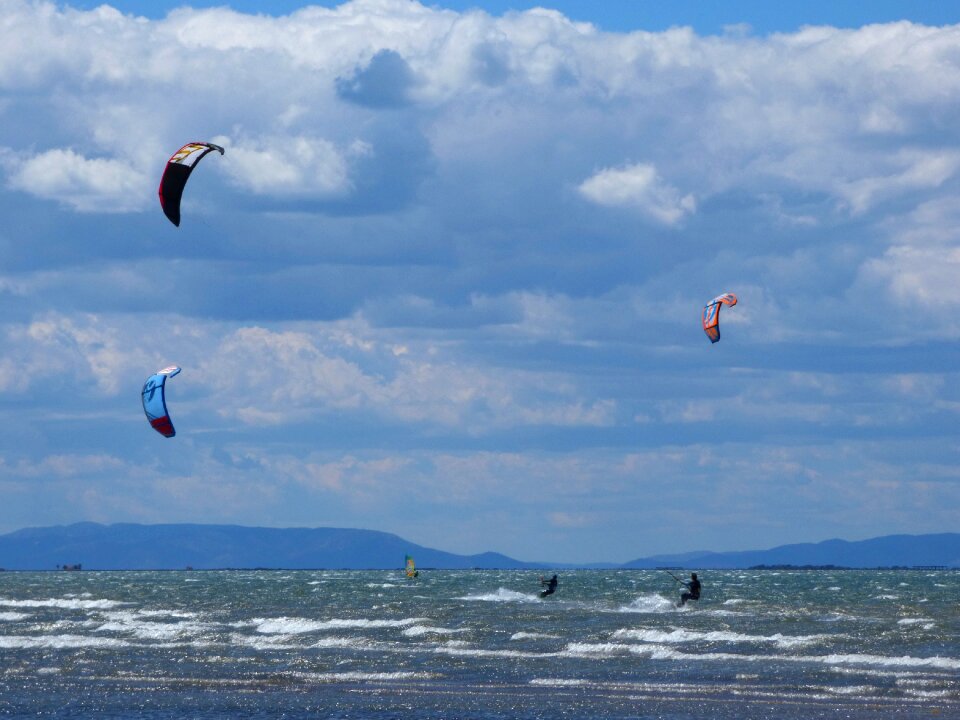 Sea wind ebro delta