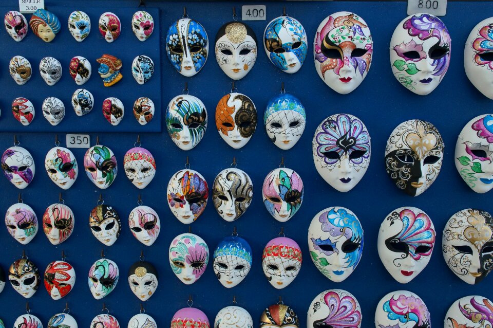 Masks souvenir venice