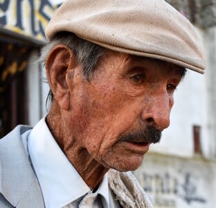 Face person grandfather