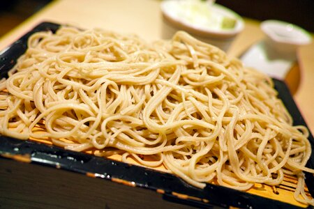 Soba noodles noodle dishes more buckwheat photo