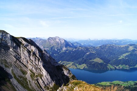 Mountains lake wägitalersee