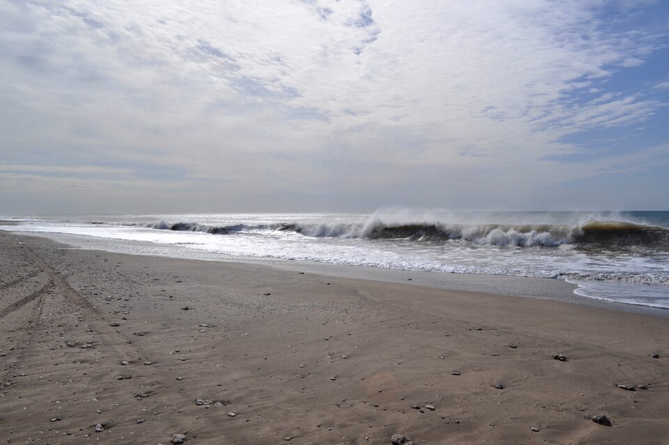 Beach sand landscape photo